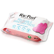 Reusable 3 Maxi sanitary pad for Moderate flow (pink color) + Super Maxi 3 pads for Heavy flow (blue color)