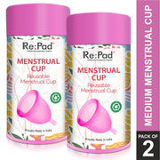 Re:Pad Reusable Menstrual Cup for Women (Medium)