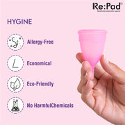 Re:Pad Reusable Menstrual Cup for Women (Medium)
