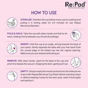 Re:Pad Reusable Menstrual Cup for Women (Medium)